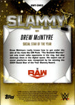 2025 Drew McIntyre Topps Chrome WWE SLAMMY GOLD REFRACTOR 28/50 #SMY-DMI2 Monday Night Raw
