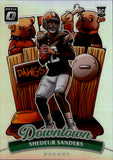2025 Shedeur Sanders Panini Donruss Optic DOWNTOWN ROOKIE RC #17 Cleveland Browns