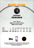 2025-26 Anthony Edwards Topps Finest OIL SPILL REFRACTOR #63 Minnesota Timberwolves