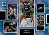 2025 Jalen Hurts Panini Photogenic SCRAPBOOK TEAL 7/35 #19 Philadelphia Eagles