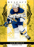 2026-27 Jack Quinn Upper Deck Artifacts YELLOW 12/50 #54 Buffalo Sabres
