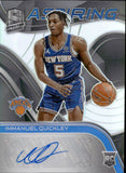 2020-21 Immanuel Quickley Panini Spectra ASPIRING ROOKIE AUTO 45/49 AUTOGRAPH RC #ASP-IMQ New York Knicks