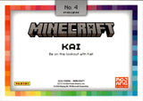 2024 Kai Panini Minecraft COLORBLAST #4 Be on the Lookout
