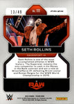 2023 Seth Rollins Panini Prizm WWE AQUA 13/49 #111 Monday Night Raw