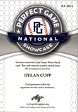 2022 Dylan Cupp Leaf Perfect Game JUMBO PATCH AUTO 2/6 AUTOGRAPH RELIC #PA-DC1 Mississippi State Bulldogs