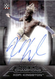 2021 Kofi Kingston Topps WWE Undisputed GRAND SLAM CHAMPIONS AUTO 145/199 AUTOGRAPH #GA-KK Monday Night Raw