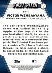 2024 Victor Wembanyama Topps Series 2 FIRST PITCH #FP-1 New York Yankees