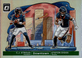 2024 C.J. Stroud Stefon Diggs Donruss Optic DOWTOWN DUOS #5 Houston Texans