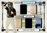 2024 Leo De Vries Panini Boys Of Summer FIVE TOOL MATERIALS 29/149 JERSEY BAT PATCH #FT-LDV San Diego Padres