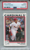 2004 Yadier Molina Topps ROOKIE RC PSA 10 #324 St. Louis Cardinals 4144