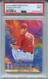 2018 Shohei Ohtani Panini Diamond Kings AURORA ROOKIE RC PSA 9 #A10 Anaheim Angels 6325