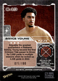 2023 Bryce Young Upper Deck Metal Universe Champions ROOKIE PRECIOUS METAL GEMS PMG RED 071/100 #49 Carolina Panthers