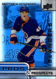 2025-26 Matthew Schaefer Upper Deck Extended Series PROS & PROSPECTS ROOKIE RC #PP-10 New York Islanders