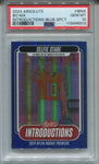 2024 Bo Nix Panini Absolute BLUE SPECTRUM INTRODUCTIONS ROOKIE 26/50 RC PSA 10 #I-BNX Denver Broncos 6913