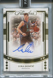 2022-23 Luka Doncic Panini Flawless 2025 BLACK BOX AUTO 1/1 ONE OF ONE GOLD AUTOGRAPH #DGS-LKD Dallas Mavericks