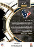 2023 C.J. Stroud Panini Select HOLO SILVER PREMIER DIE CUT ROOKIE RC #183 Houston Texans