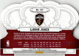 2017-18 LeBron James Panini Crown Royale CRYSTAL DIE CUT 96/99 #131 Cleveland Cavaliers