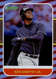 2021 Ken Griffey Jr. Panini Donruss RED & WHITE STRIPES 17/2021 #235 Seattle Mariners