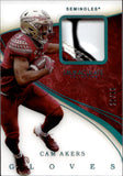 2020 Cam Akers Panini Immaculate Collection Collegiate GLOVES 29/56 #20 Florida State Seminoles