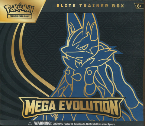 lucario pokemon booster box Pokemon Elite Trainer Box Mega Evolution