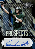 2024 Sam Leavitt Leaf Heroes & Prospects AUTOGRAPH PROSPECTS 12/15 AUTO #AP-SL1 Michigan State Spartans LSU Tigers