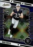 2024 Brock Bowers Panini Absolute BLUE DIAMONDS ROOKIE 20/199 RC #113 Las Vegas Raiders