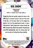 2020 Big Show Topps Chrome WWE GOLD REFRACTOR 42/50 #11 Friday Night Smackdown