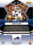 2022 Josh Allen Panini Mosaic RED PRIZM #20 Buffalo Bills