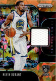 2019-20 Kevin Durant Panini Prizm SENSATIONAL SWATCHES ORANGE ICE JERSEY RELIC #SS-KDU Brooklyn Nets