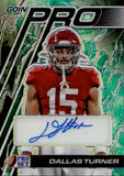 2024 Dallas Turner Leaf Pro Set GOIN' PRO 1/1 AUTOGRAPH ONE OF ONE AUTO #GP-DT1 Alabama Crimson Tide Minnesota Vikings