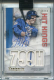 2019 Anthony Rizzo Topps Luminaries HIT KINGS QUAD JERSEY AUTO 10/10 AUTOGRAPH RELIC #HKAR-AR Chicago Cubs