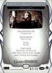 2020 Tormund Giantsbane Rittenhouse Game of Thrones THE COMPLETE SERIES THE CAST PARALLEL 07/75 #C62