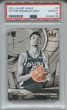 2023-24 Victor Wembanyama Panini Court Kings ROOKIE RC PSA 10 #73 San Antonio Spurs 8126