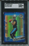 2023 Bryce Young Donruss Optic BLUE HYPER PRIZM RATED ROOKIE RC SGC 10 #213 Carolina Panthers 1631