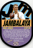 2021 Mac Jones Upper Deck Skybox Metal Universe JAMBALAYA ROOKIE RC DIE CUT #9 New England Patriots
