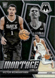 2023-24 Victor Wembanyama Panini Mosaic MONTAGE ROOKIE RC #7 San Antonio Spurs