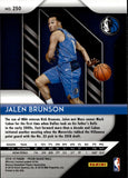 2018-19 Jalen Brunson Panini Prizm ROOKIE RC #250 Dallas Mavericks 15