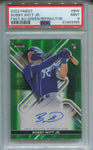 2022 Bobby Witt Jr. Topps Finest GREEN REFRACTOR ROOKIE AUTO 52/99 AUTOGRAPH RC PSA 9 #BW Kansas City Royals 3355