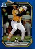 2026 Leo De Vries Bowman Chrome Prospects BLUE REFRACTOR 26/150 #BCP-170 Oakland A's