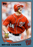 2013 Bryce Harper Topps WALMART BLUE BORDER #1 Washington Nationals