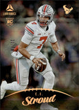 2023 C.J. Stroud Panini Luminance BLACK ROOKIE 10/75 RC #174 Houston Texans