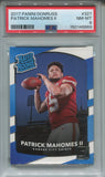 2017 Patrick Mahomes Panini Donruss RATED ROOKIE RC #327 PSA 8 Kansas City Chiefs 6869