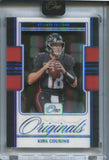 2024 Kirk Cousins Panini One PLATINUM BLUE ORIGINALS 4/5 #OO-KCS Atlanta Falcons