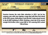 2025 Juan Soto Francisco Lindor Topps Update Series GOLDEN MIRROR VARIATION #US260 New York Mets
