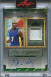 2026 Lamar Odom Leaf Art of Sport EMERALD GREEN ARTS & GRAPHS JERSEY AUTO 3/5 AUTOGRAPH RELIC #AG-LO1 Los Angeles Lakers