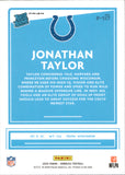 2020 Jonathan Taylor Donruss Optic HOLO SILVER PREVIEW RATED ROOKIE RC #P-317 Indianapolis Colts