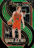 2024-25 Matas Buzelis Panini Select PREMIER LEVEL GREEN MOJO PRIZM ROOKIE RC #166 Chicago Bulls