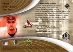 2005 Albert Pujols Upper Deck Reflections FABRIC REFLECTIONS JERSEY RELIC #FR-AP St. Louis Cardinals