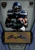 2012 Robert Turbin Topps Supreme ROOKIE AUTOGRAPH 14/50 RC AUTO #SRA-RTU Seattle Seahawks
