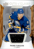 2024-25 Pierre Turgeon Upper Deck Engrained Icons CUTS OF CLASS GAME-USED STICK #CC-PT Buffalo Sabres